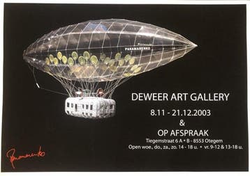 Panamarenko - Aeromodeller - Gesigneerd in druk - XL, Antiek en Kunst