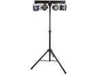 QTX LED FX Bar Derby Standaard, 2 RGBW Par Spots, 2 Derby