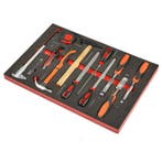 Houtbeitel – hamer – meetlint – houtvijl – schuifmaat set 13, Ophalen of Verzenden, Nieuw