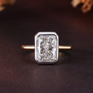 Verlovingsring - 14 karaat Geel goud - 3.01ct. tw. Diamant