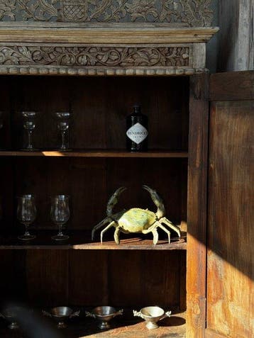 Sculpture, NO RESERVE PRICE - Crab Sculpture - 24 cm -