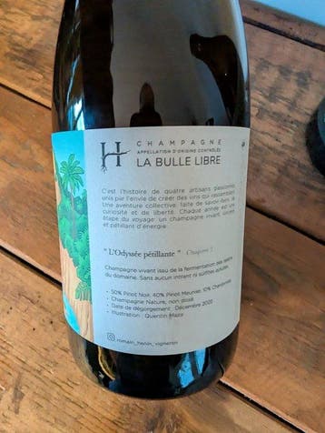 Romain Henin, La Bulle Libre, Meunier tu Dors/ Odysee, Collections, Vins