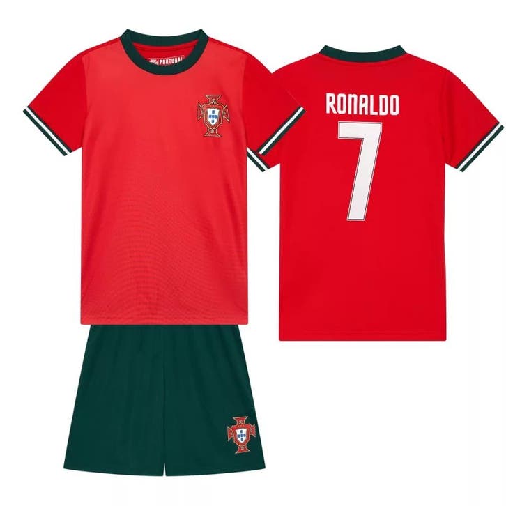 FPF Cristiano Ronaldo Portugal Voetbaltenue Thuis - CR7 -, Sport en Fitness, Voetbal, Bal, Nieuw, Verzenden