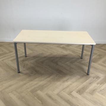 Eromes kantinetafel, 160x80 cm,  ahorn - grijs, Gebruikt, Bureau