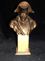 Sculpture, Buste van Napoleon Bonaparte - 21 cm - Spelter -, Antiquités & Art
