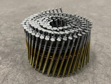 Veiling - 24x Aerfast coilnagels ring 2,8×75mm 250 stuks, Nieuw