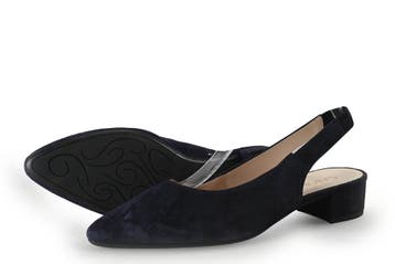 Gabor Slingbacks in maat 39 Blauw, Kleding | Dames, Schoenen, Gabor, Zo goed als nieuw, Verzenden, Blauw