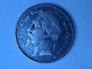 Frankrijk. Napoléon III. 5 Francs 1868-BB, Strasbourg