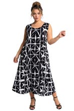 Luna jurk lois ronde hals44-52Maat 42/44 (L), Verzenden, Nieuw, Maat 42/44 (L), Overige kleuren