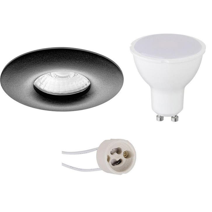 Pragmi Luno Pro 6W LED Spot Set - Dimbare, Waterdichte Ronde, Maison & Meubles, Lampes | Spots, Envoi