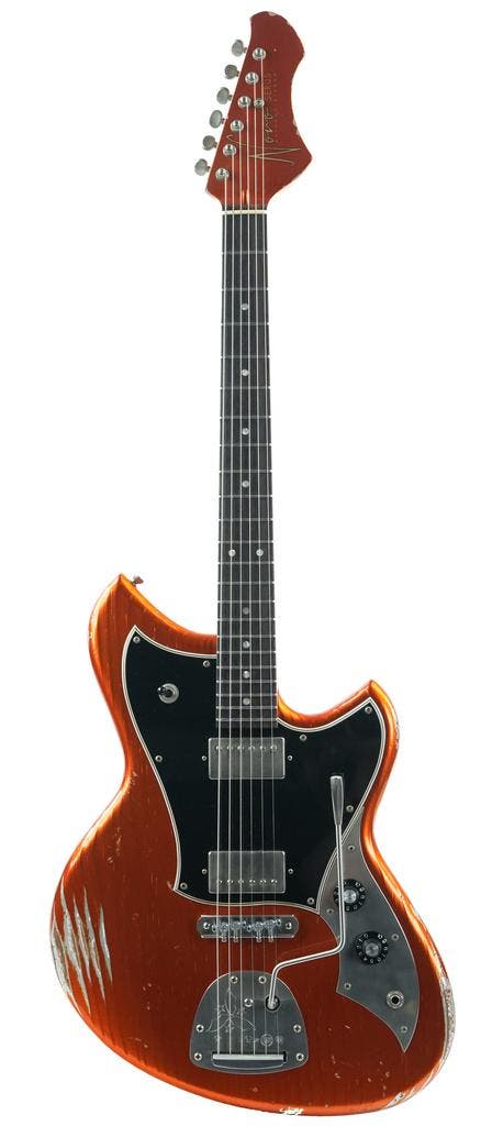 Novo Serus J HH Candy Orange Over Silver, Musique & Instruments, Instruments à corde | Guitares | Électriques, Envoi
