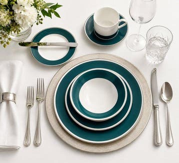 Villeroy & Boch - Tafelservies (70) - Anmut My Color Emerald, Antiek en Kunst