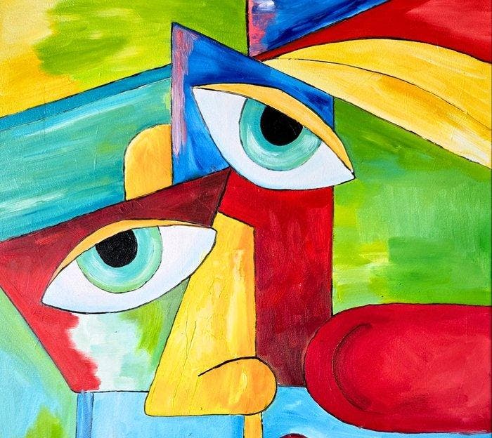 Tina Art - Lets dance, Antiek en Kunst, Kunst | Schilderijen | Modern