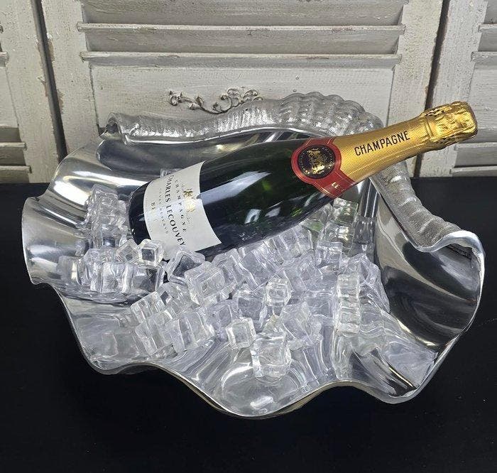Wijnkoeler - Aluminium - clam shell, Collections, Vins