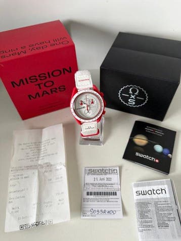 Omega x Swatch - Mission to Mars, MoonSwatch - Sans prix de, Nieuw