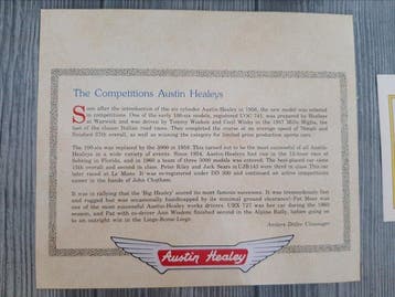 Corgi 1:43 - Voiture miniature - Austin Healey - Compétition, Nieuw