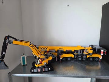 Lego Set - City - LEGO 60409 Gele mobiele bouwkraan + LEGO, Nieuw