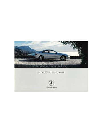 2002 MERCEDES BENZ CLK COUPÉ BROCHURE DUITS, Nieuw