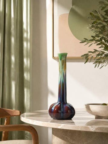 Faïenceries de Thulin - Vaas - 35 cm - Faience - Art Deco
