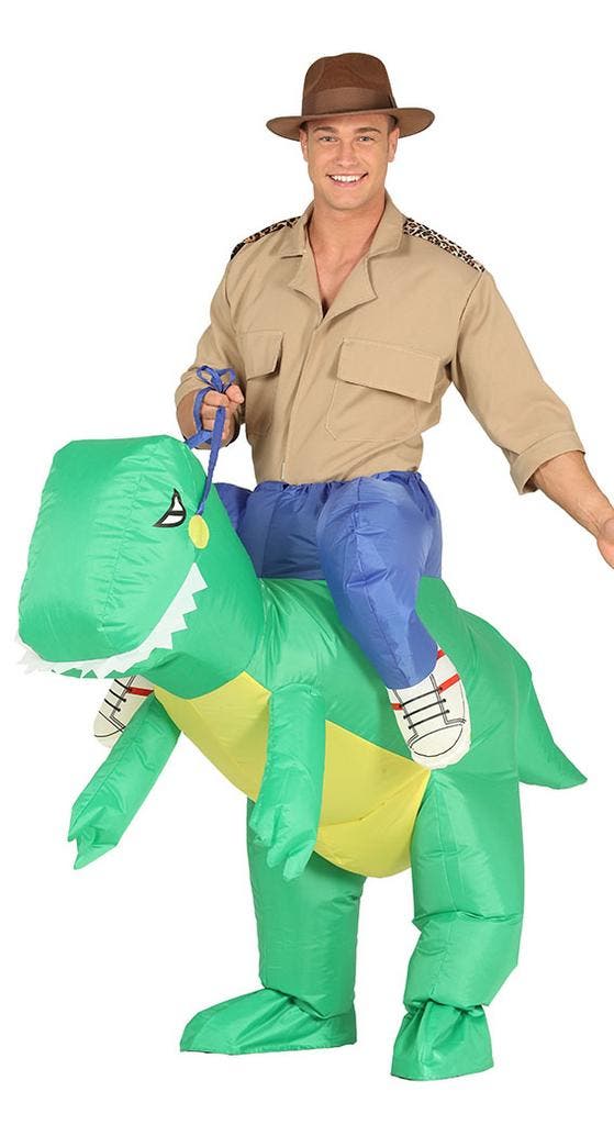 Dinosaurus Kostuum Carry Me Opblaasbaar, Kleding | Heren, Carnavalskleding en Feestkleding, Nieuw, Verzenden