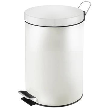 Pedaalemmer | Wit | 20L | Klapdeksel | Ø292x445(h)mm V-Part, Verzenden, Nieuw in verpakking