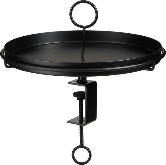 2dekans | Mica Decorations Aston Dienblad met Klem - H30 x, Huis en Inrichting, Woonaccessoires | Overige, Ophalen of Verzenden
