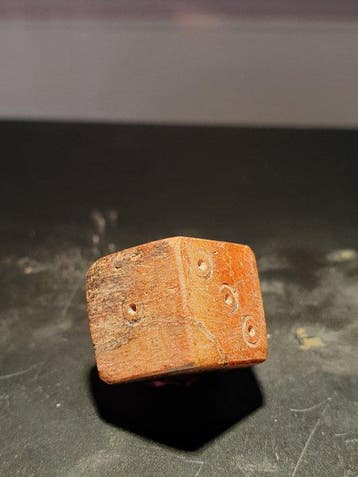 Oud-Romeins, Keizerrijk Been Dice - 12 mm (Zonder