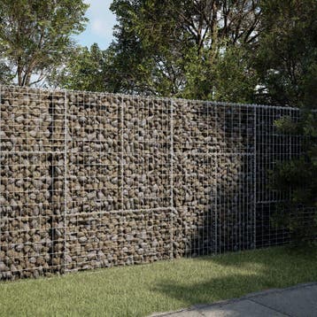vidaXL Schanskorf 200x100x150 cm gegalvaniseerd ijzer, Verzenden, Nieuw