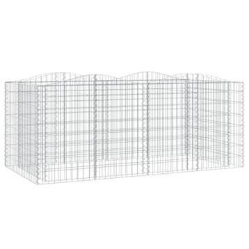 vidaXL Schanskorf gewelfd verhoogd 200x100x100 cm, Tuin en Terras, Verzenden, Nieuw