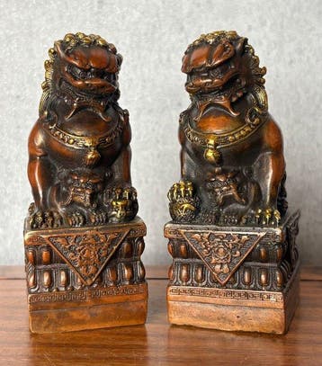 Foo dogs - Brons - China (Zonder minimumprijs)