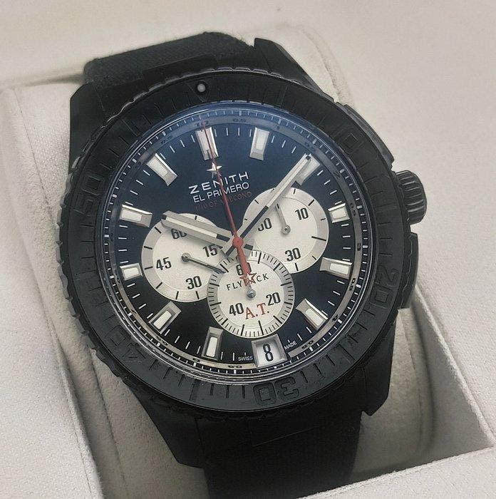 Zenith - El Primero Stratos Flyback Alinghi Ltd Edition -, Handtassen en Accessoires, Horloges | Antiek