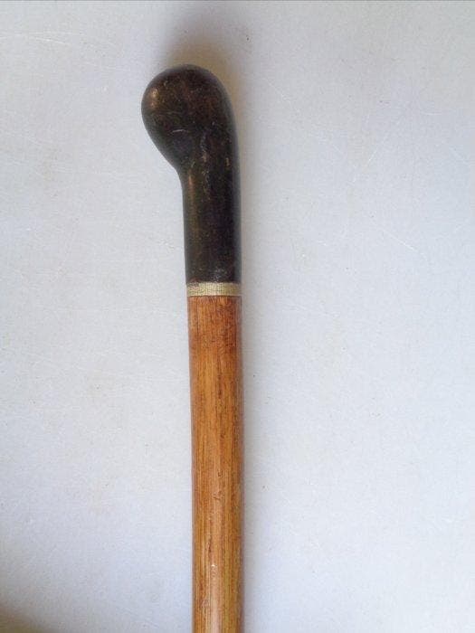 Elegant walking stick with pistol grip - ca. 1900 Wandelstok, Antiek en Kunst, Curiosa en Brocante