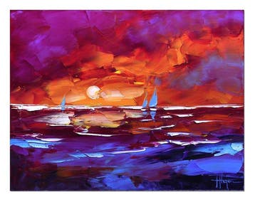 Caroline Mandrafina - Pfleger  Les voiles bleues