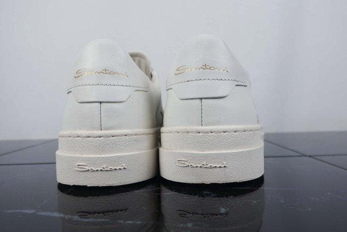 Santoni - Gloria Low top trainer- White Calf - Sneakers -, Kleding | Heren, Schoenen