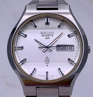 Seiko - Quartz Day-Date - Zonder minimumprijs - Vintage, Bijoux, Sacs & Beauté