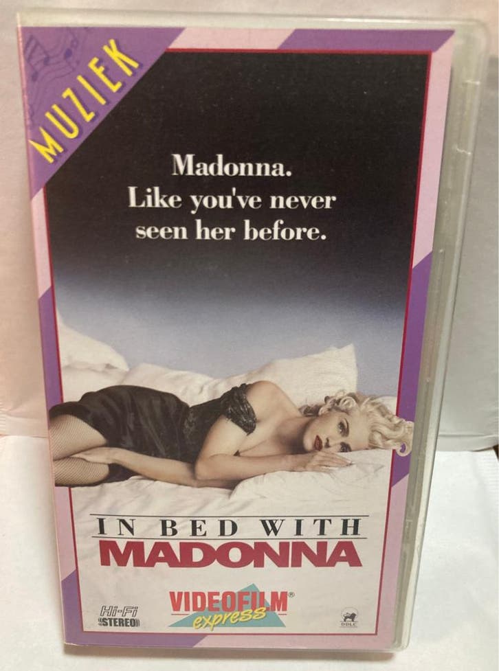 IN BED WITH MADONNA (VHS), Cd's en Dvd's, VHS | Film, Gebruikt