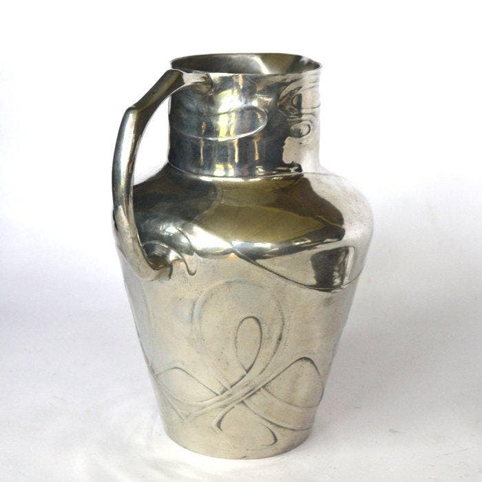 Urania - Kan - Tin, Antiek en Kunst, Kunst | Designobjecten