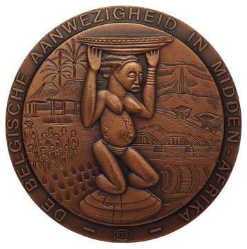 Belgisch-Congo. Medal 1995 - LA PRESENCE BELGE EN AFRIQUE