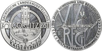Zilver medaille 2011 Goerlitz, Verzenden
