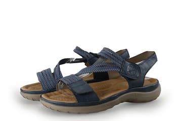 Rieker Sandalen in maat 37 Blauw, Sandalen of Muiltjes, Zo goed als nieuw, Rieker, Verzenden