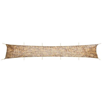 vidaXL Camouflagenet met opbergzak 1038x137 cm zandkleurig, Verzenden