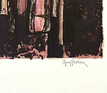 Guy Perron (1930-2017) - Composition rose