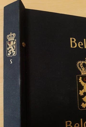België 1870/1987 - Verzameling Back-of-Book in DAVO-album,, Gestempeld