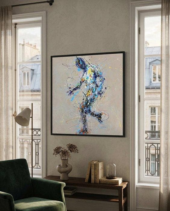 Néo Pablo - Run Through Chaos – 100% Original Artwork by Neo, Antiquités & Art, Art | Peinture | Moderne