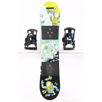 110 kinder snowboard BURTON LTR, black/blue, woodcore, ROCKE, Sport en Fitness, Verzenden, Gebruikt