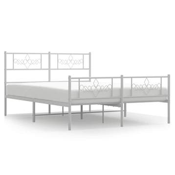 Metaal Bedframe 140x200 wit | Tweede kansje | OP = OP, Gebruikt, Verzenden, Wit, Tweepersoons