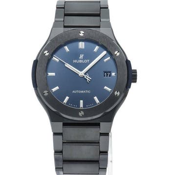 Hublot - Classic Fusion Ceramic Blue 1.8 - 510.CM.7170.CM -, Nieuw