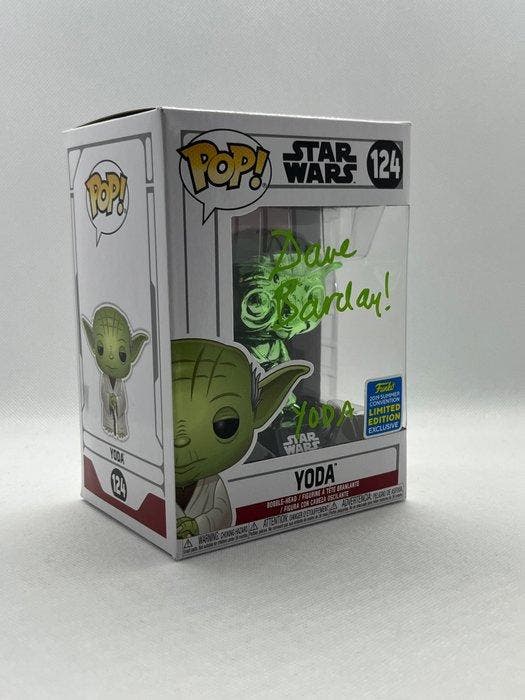 Star Wars - Signed by Dave Barclay (Yoda), Collections, Cinéma & Télévision