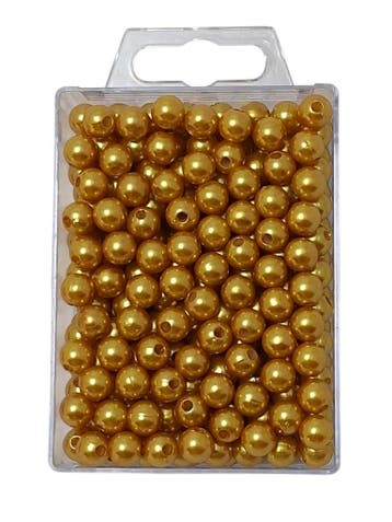 Parels rijgparels 09 Goud 8 mm, Nieuw