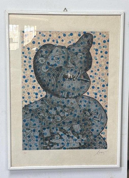 Enrico Baj (1924-2003) - Il grande invalido, Antiek en Kunst, Antiek | Overige Antiek